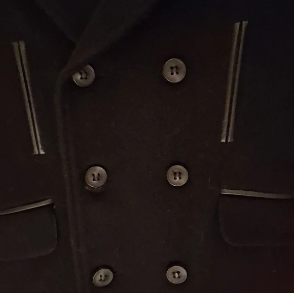 Authentic NWOT MACKAGE Kids Unisex Wool Coat / Peacoat Size 8 - Picture 4 of 9